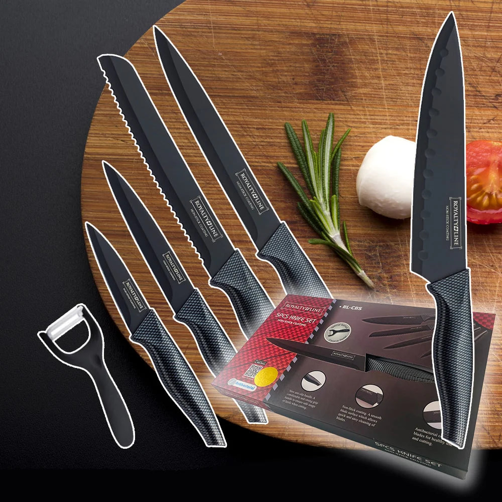 5-delars knivset med non-stick